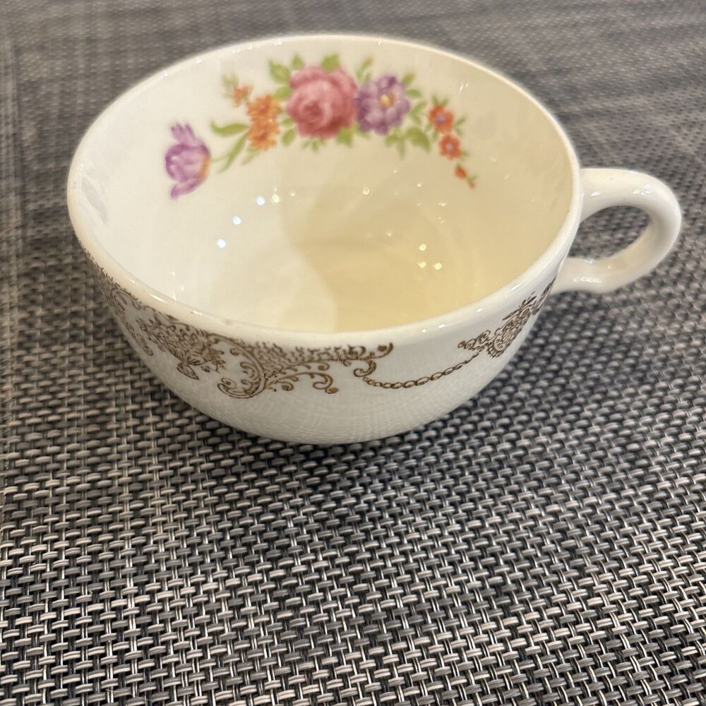 6 Pc Dish Setting Golden Beauty Set By Stetson With 22k Gold Trim Vintage. READ - Picture 3 of 16